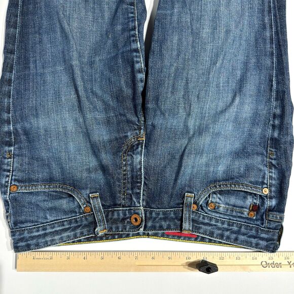 Adriano Goldschmied The Club Bootcut Flare Dark Wash Jeans Made USA Women’s 29R - Picture 8 of 10
